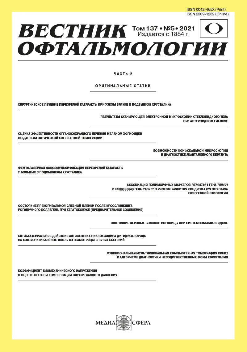 Микроаневризмы как маркер диабетической ретинопатии