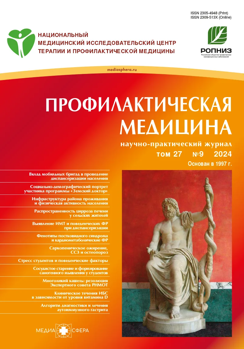 Ассоциации курения с уровнем тропонина I и неблагоприятными сердечно-сосудистыми событиями