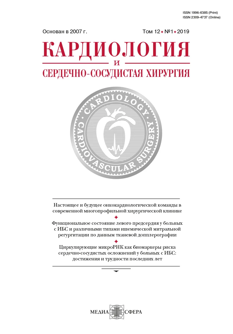 Приверженность к терапии у пациентов со стабильной ИБС после различных реваскуляризирующих операций