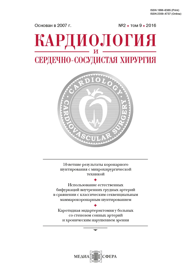 Кардиология и сердечно-сосудистая хирургия
